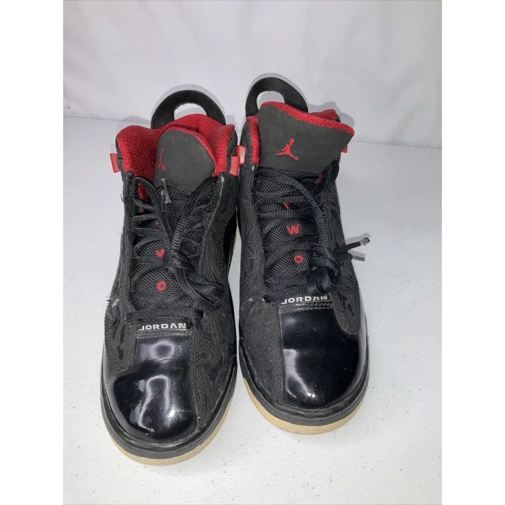 Nike Air‎ Jordan Dub-Zero Sneakers Basketball Black White Red 311047-061 Sz 6.5Y